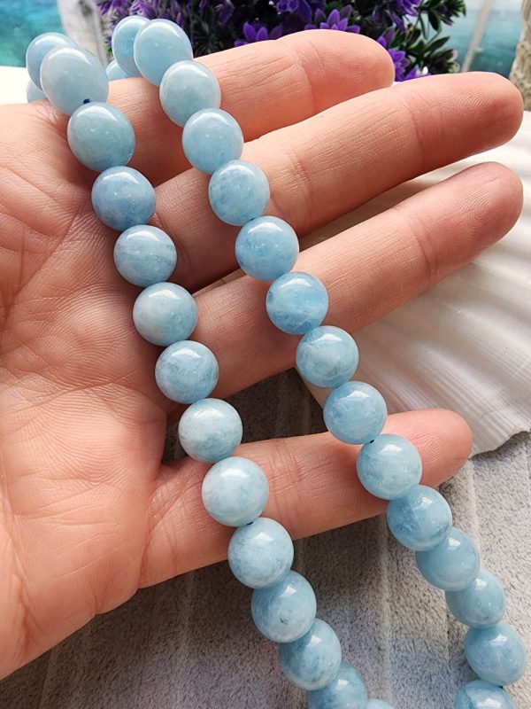 10 MM Akuamarin Doğal Taş AAA