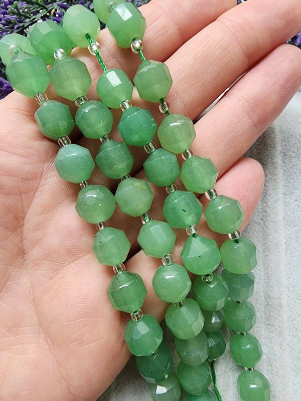 10 MM Kristal Kesim Aventurin Doğal Taşı - Görsel 4