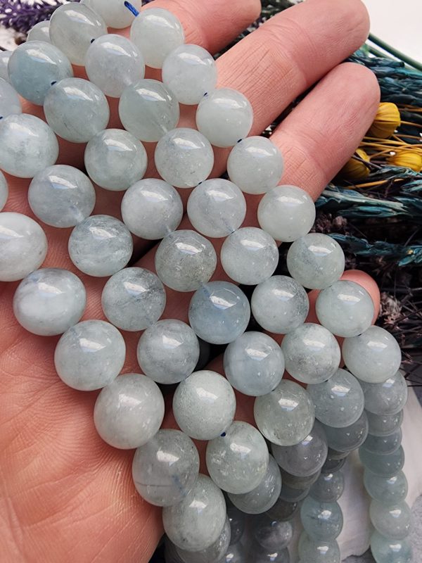 10 MM Rusya Akuamarin Doğal Taş AAA