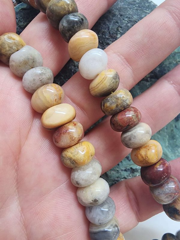 10x6 MM Rondela Mokait Jasper Taşı