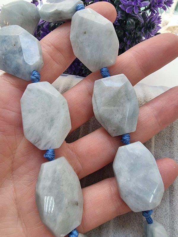 20x30 MM Oval Kesimli Akuamarin Doğal Taş
