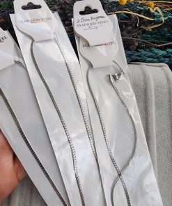 2.5 MM Kuyumcu Hazır Çelik Takı Zinciri 40 CM