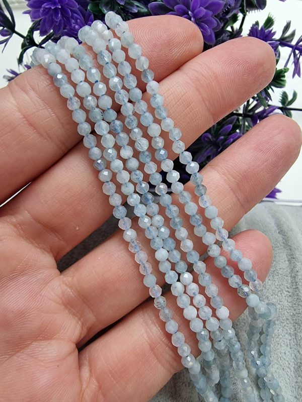 3 MM AAA Akuamarin Faset Kesim Doğal Taş
