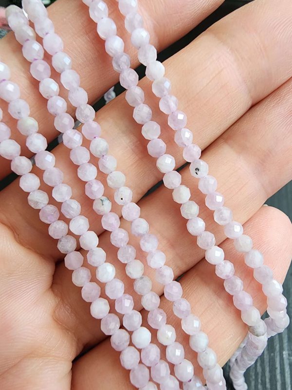 3 MM Faset Kunzit Doğal Taş