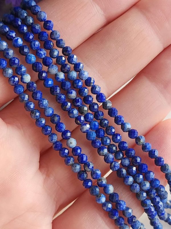 3 MM Fasetli Dizi Lapis Lazuli Taşı