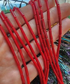 3X10 MM Silindir Mercan Doğal Taşı