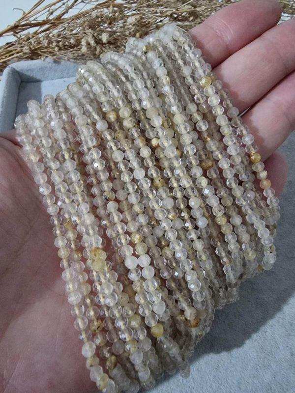 4 MM Rutil Kuvars Faset Kesim Doğal Taş - Görsel 4