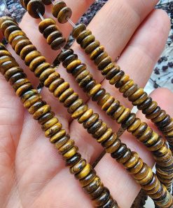 6 MM Rondela Kaplan Gözü Doğal Taş
