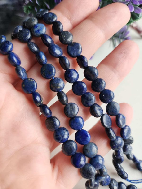 7 MM Mercimek Dizi Lapis Lazuli Taşı - Görsel 2
