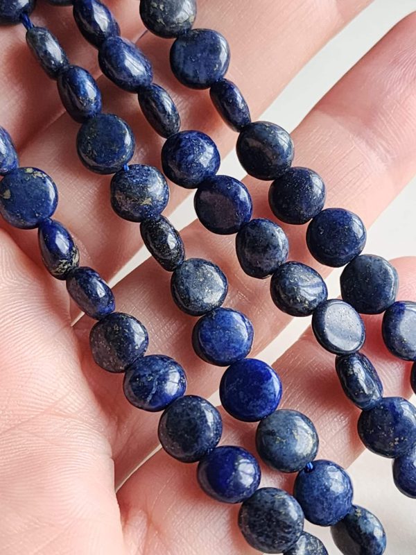 7 MM Mercimek Dizi Lapis Lazuli Taşı - Görsel 3