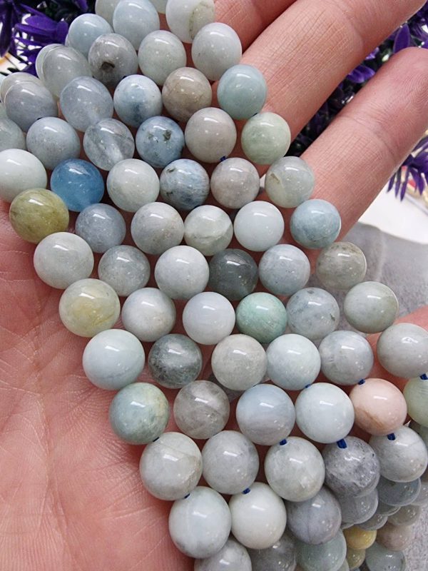 8 MM Akuamarin Doğal Taş AAA - Görsel 2