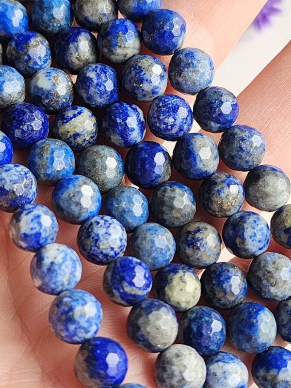 8 MM Faset Kesimli Lapis Lazuli Taşı