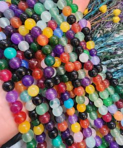 8 MM Küre Koyu Çakra Akik Taşı
