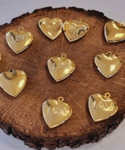 Açılır Love Kalp Kolye Ucu