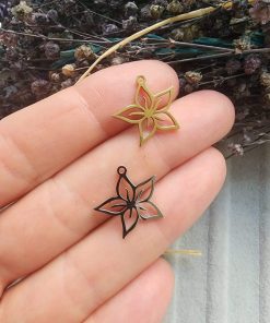 Lotus Çelik Kolye Ucu