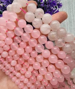 Doğal Küre Pembe Kuvars Taşı