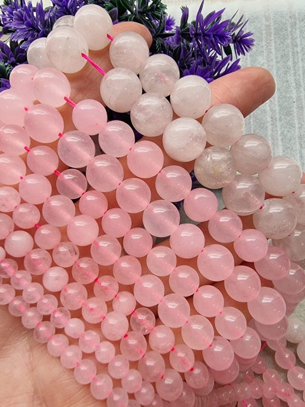 Doğal Küre Pembe Kuvars Taşı