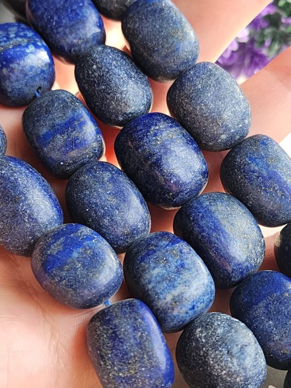 Premium Tambur Dizi Lapis Lazuli Taş - Görsel 2