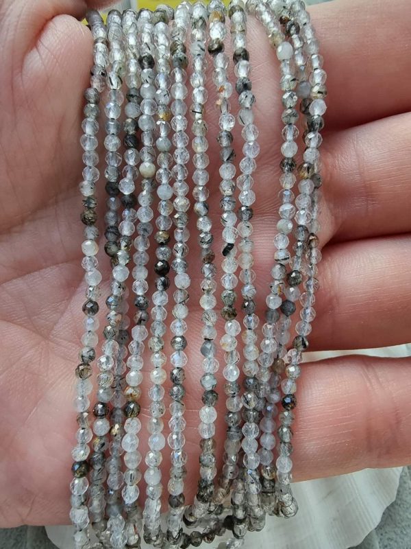 Rutil Kuvars Faset Kesim 2 MM Doğal Taş - Görsel 2