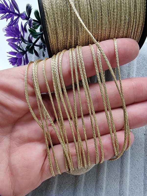 Simli 1.2 MM Makrome Bileklik İpi
