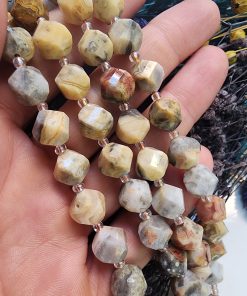 8 MM Burgu Kesim Fosil Mercan Taşı