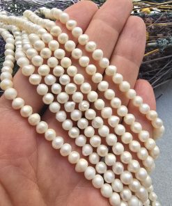 5 MM Küre Tatlı Su İncisi Doğal İnci
